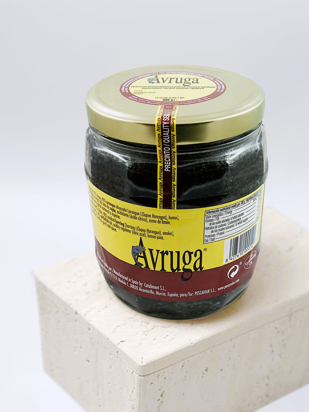 AVRUGA, esferas de arenque defumado