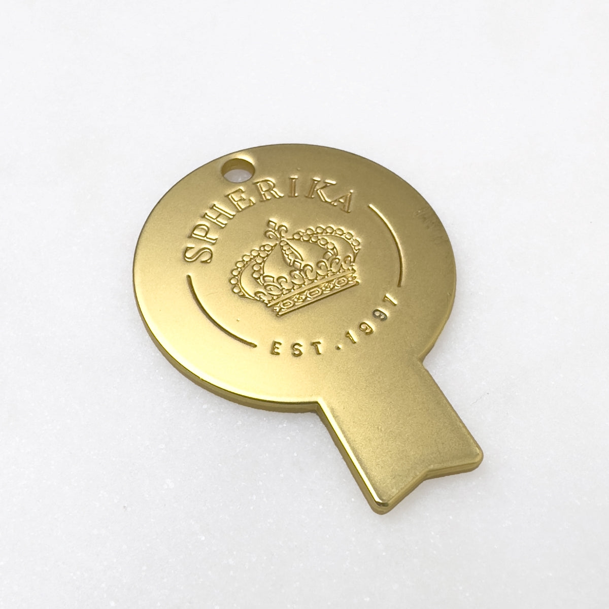Spherika caviar key, gold plated