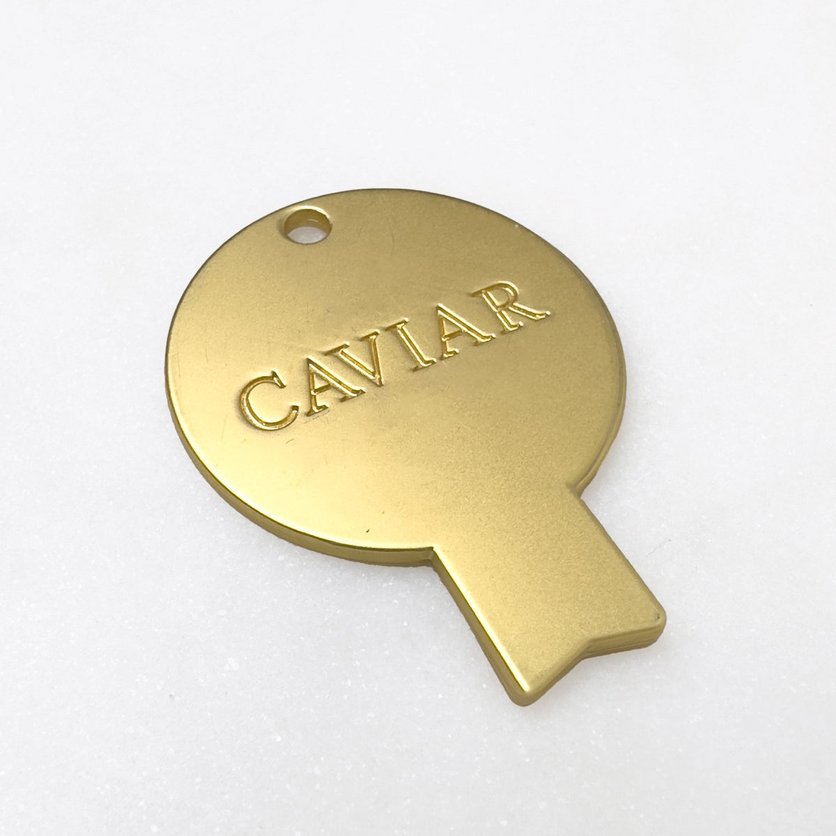 Spherika caviar key, gold plated