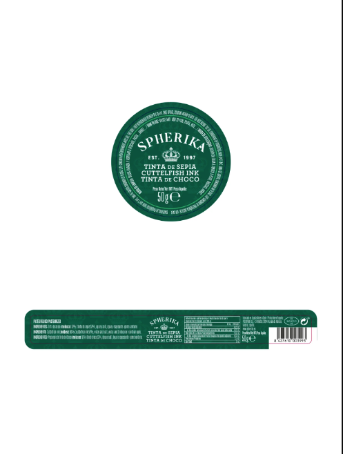 SPHERIKA, Cuttlefish ink 50g