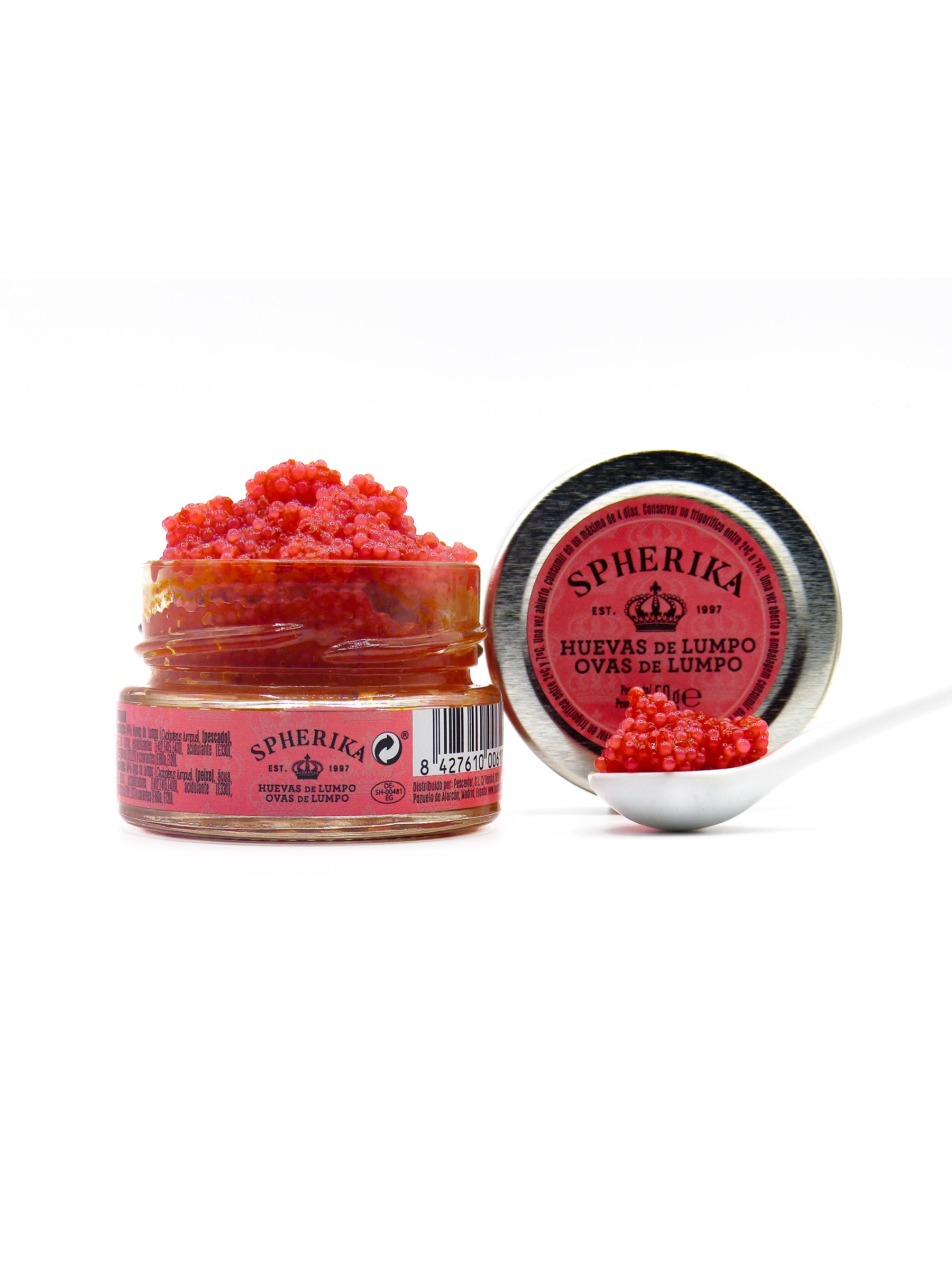 SPHERIKA, ovas de peixe-lapa vermelho