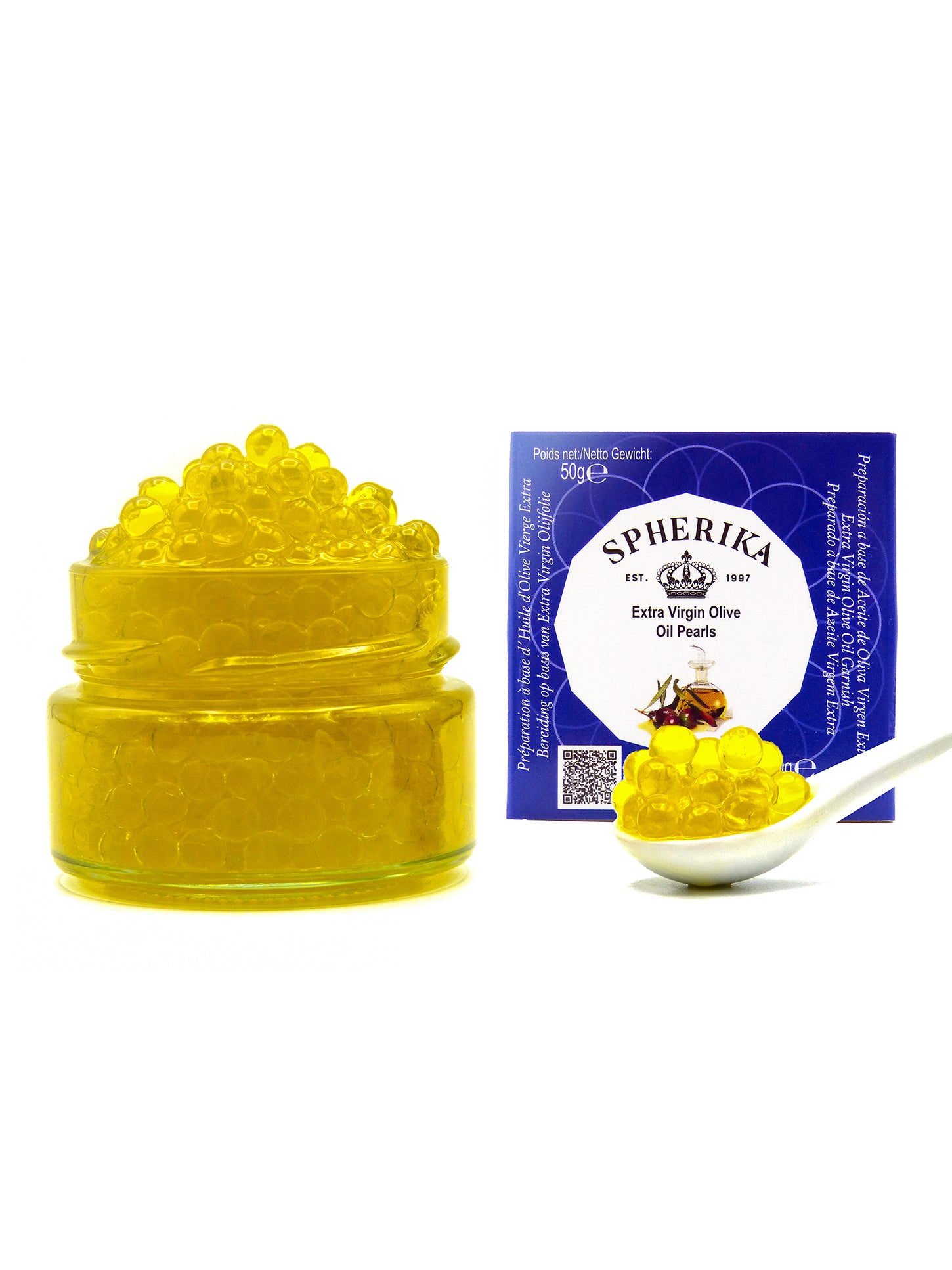 SPHERIKA, esferas de aceite de oliva virgen extra 50g