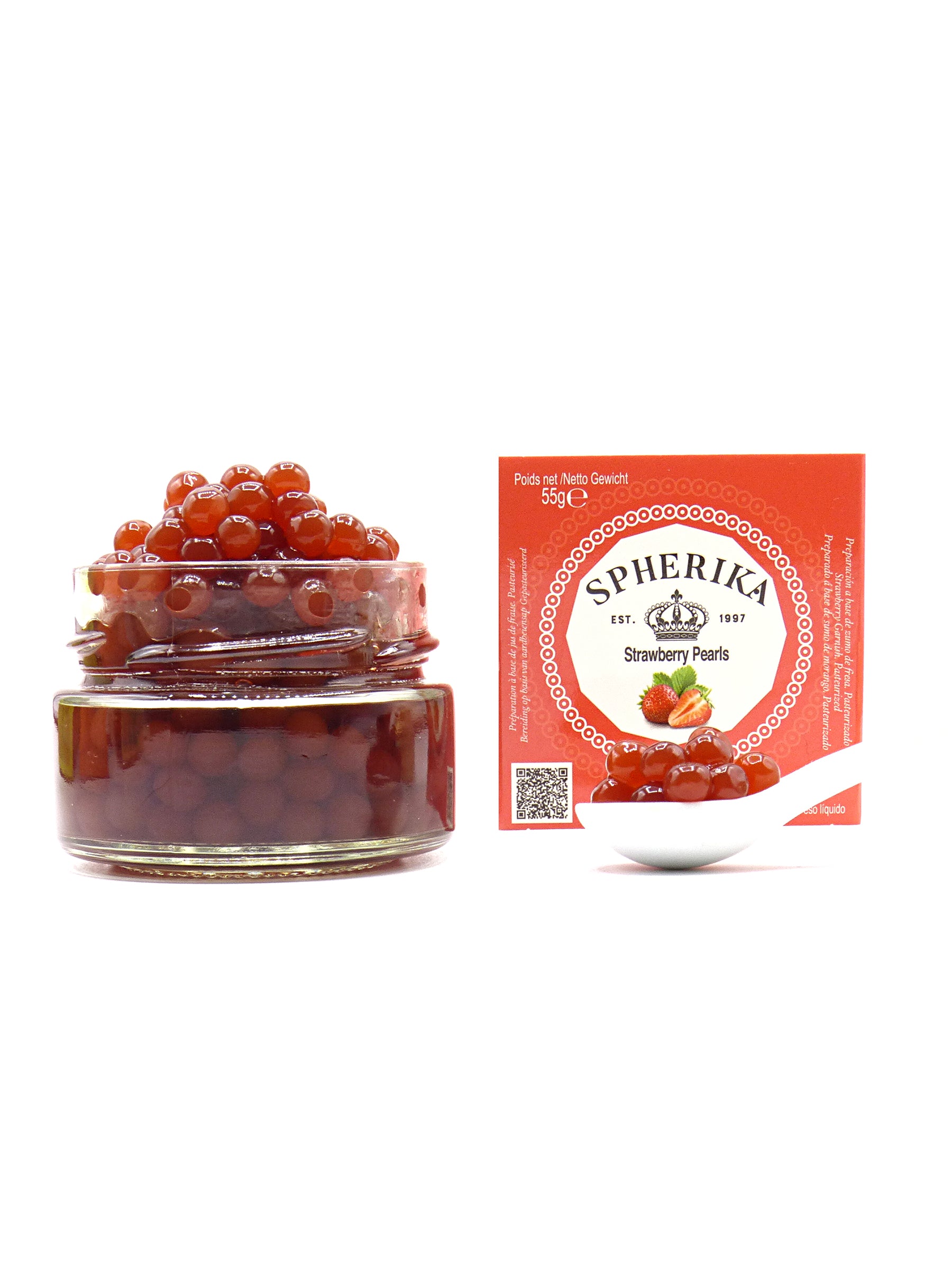 SPHERIKA, esferas de morango 55g