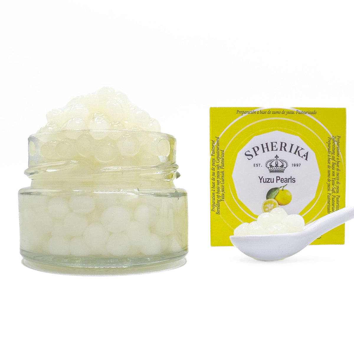 SPHERIKA, perles de yuzu 50g (poids égoutté)