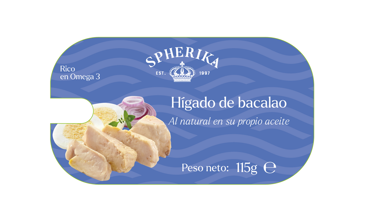 SPHERIKA, foie de morue 115g