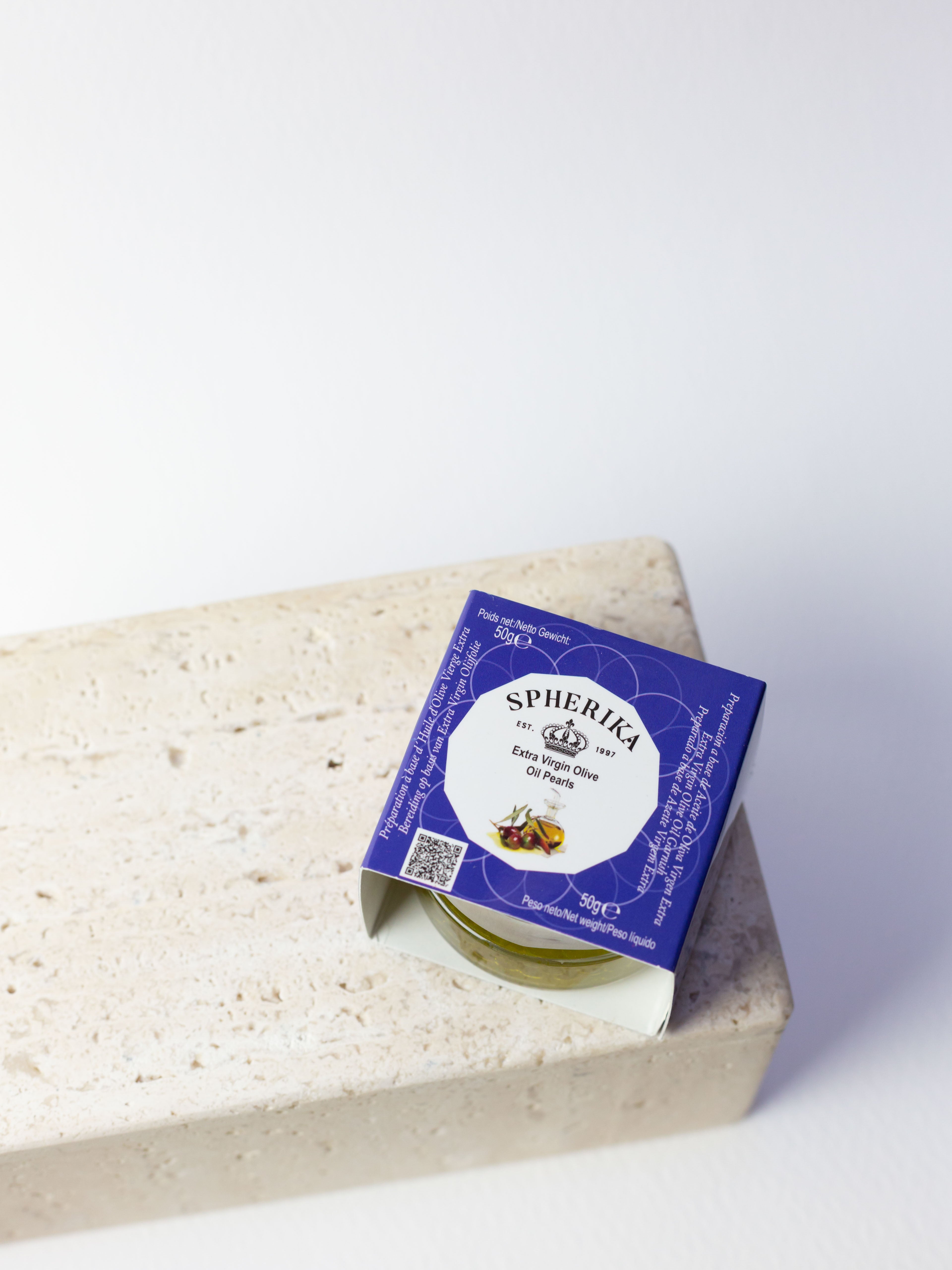 SPHERIKA, esferas de azeite extra virgem 50g