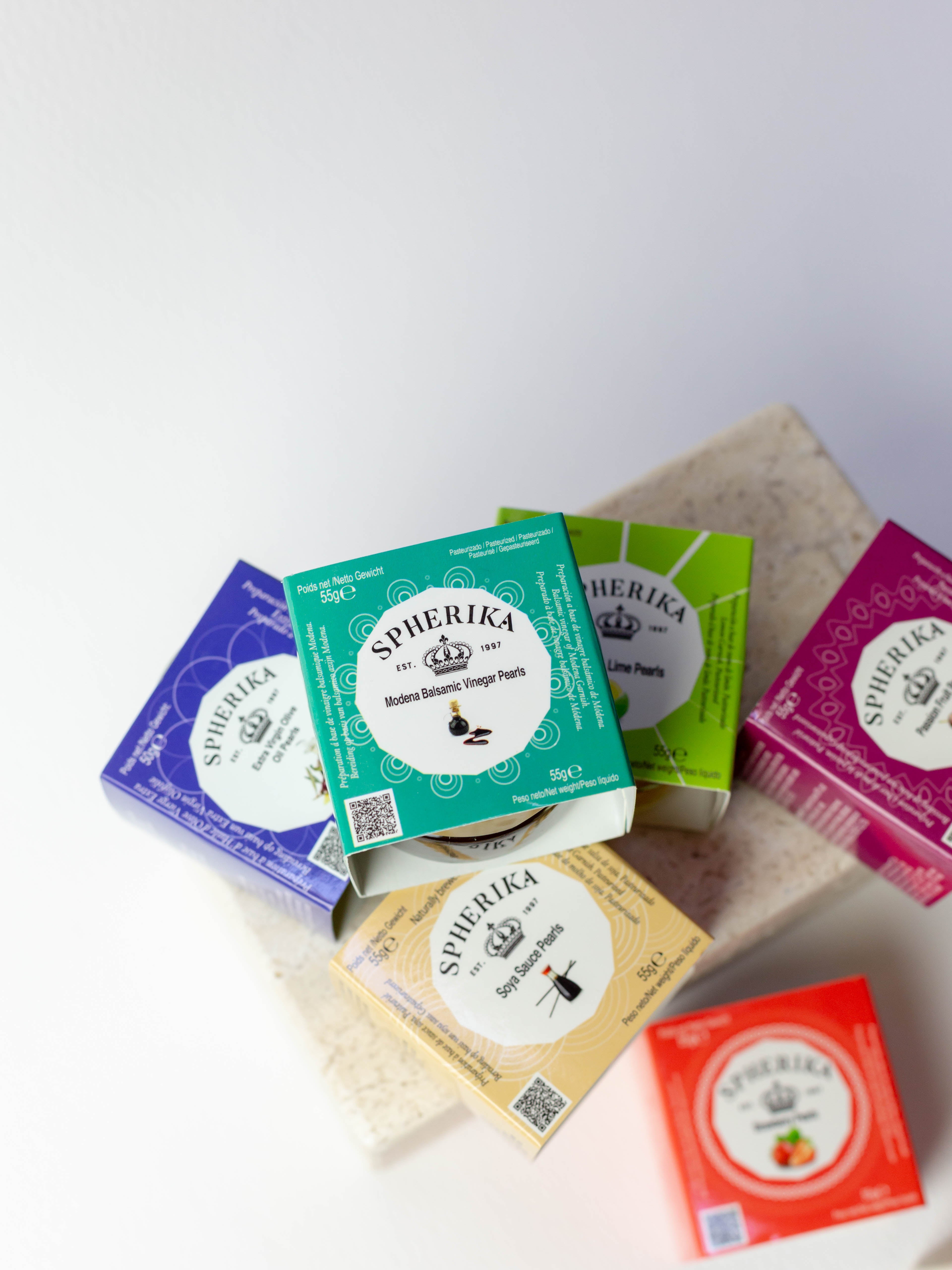 SPHERIKA, passion fruit spheres