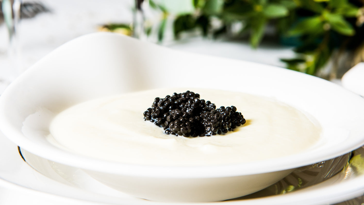 CREMA DE COLIFLOR CON SPHERIKA PERLAS DE ARENQUE