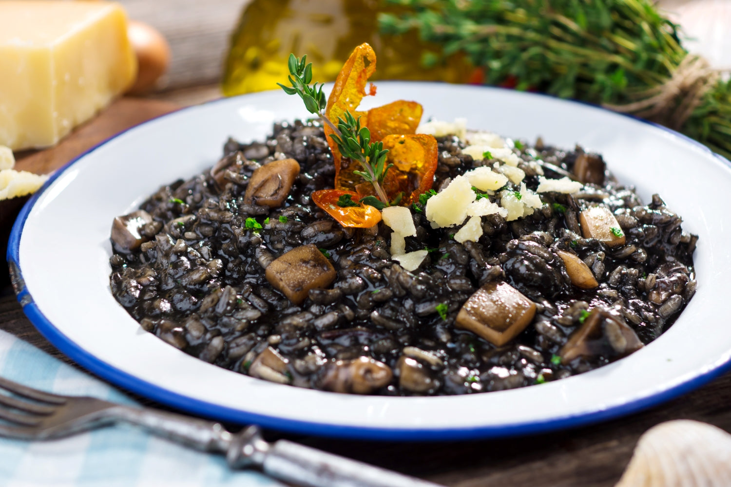 ARROZ NEGRO CON TINTA DE SEPIA