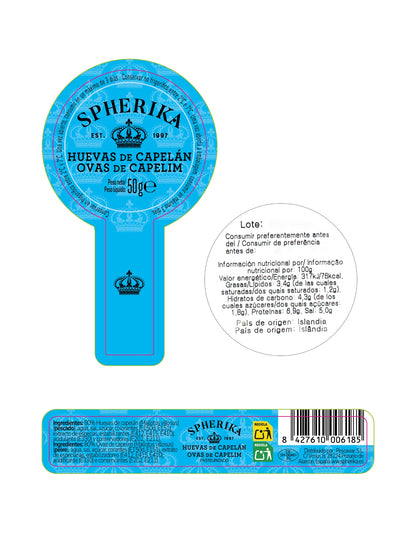 SPHERIKA, huevas negras de capelán