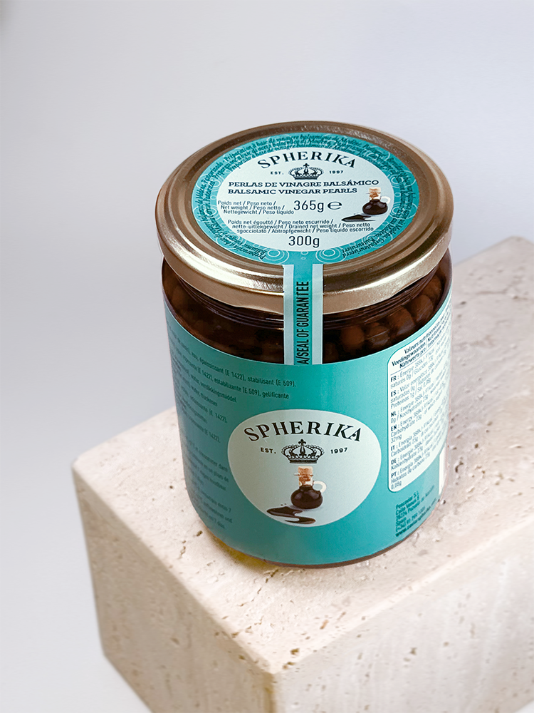 SPHERIKA, sphères de vinaigre balsamique de Modène 