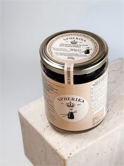 SPHERIKA, esferas de salsa de soja